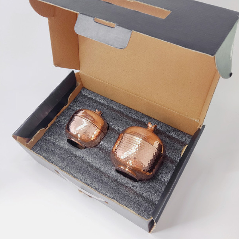 قندان مسی کد HS84 بسته 2 عددی