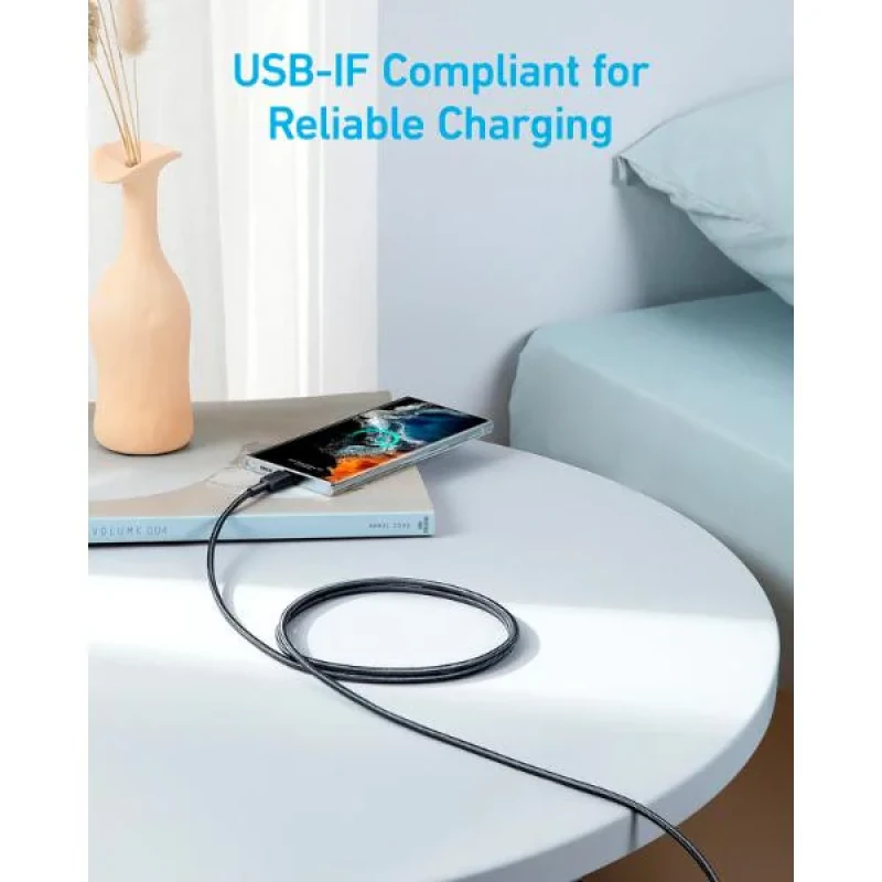 کابل USB-C انکر مدل 544Bio-Based A80F1 طول 0.9 متر