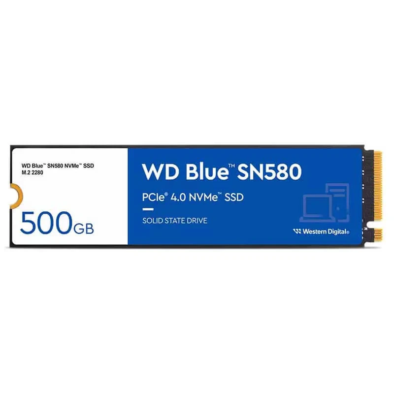 اس اس دی اینترنال PCIe Gen4 x4 وسترن دیجیتال مدل Blue SN580  ظرفیت 500 گیگابایت