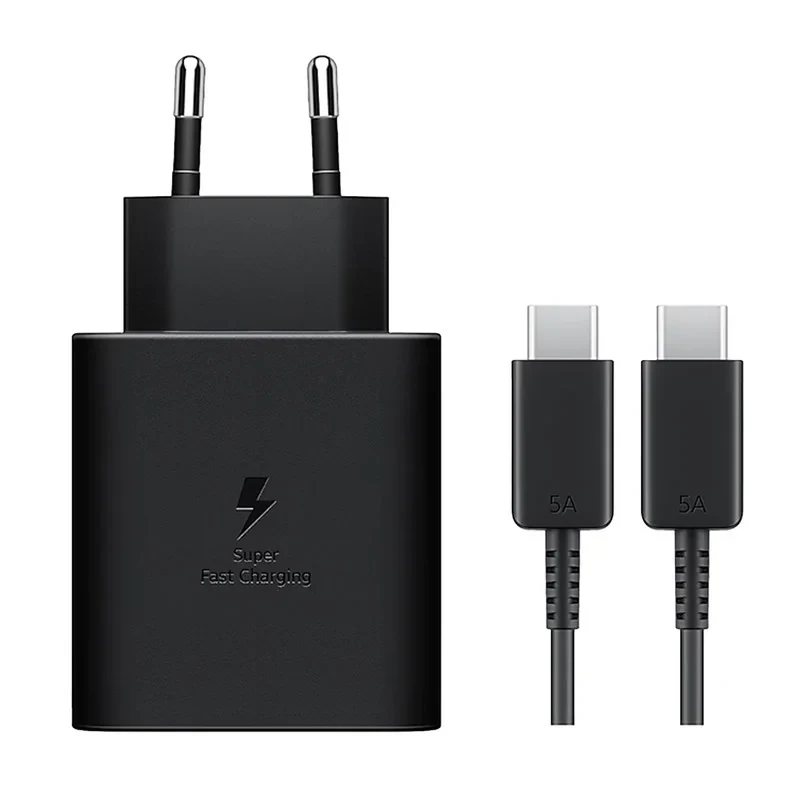 شارژر دیواری 50 وات سامسونگ مدل EP-T5020XBEGWW به همراه کابل USB-C