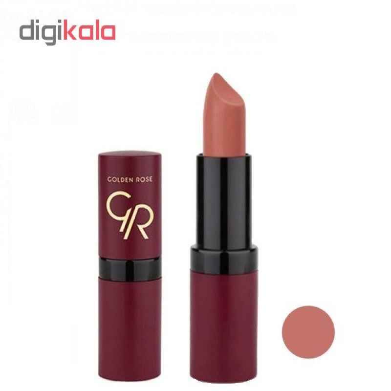 رژلب گلدن رز مدل Velvet شماره 27