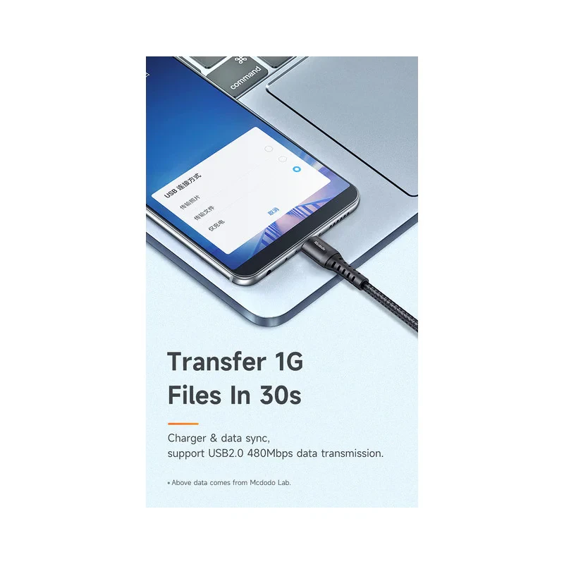 کابل تبدیل USB به MicroUSB مک دودو مدل CA-2281 طول 1 متر