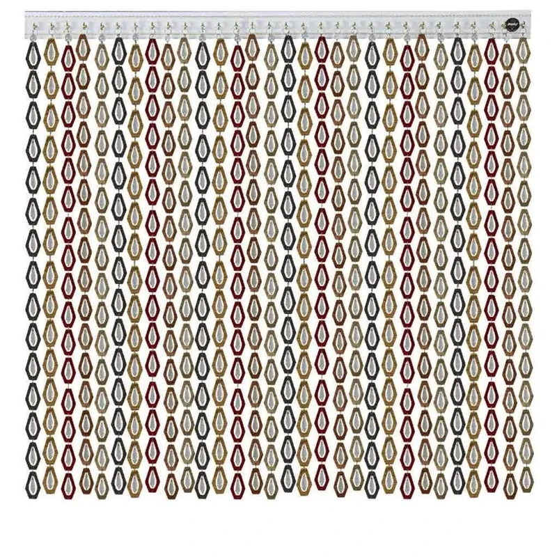 پرده آریا کریستال مدل طاووس سایز 100x200 سانتی متر