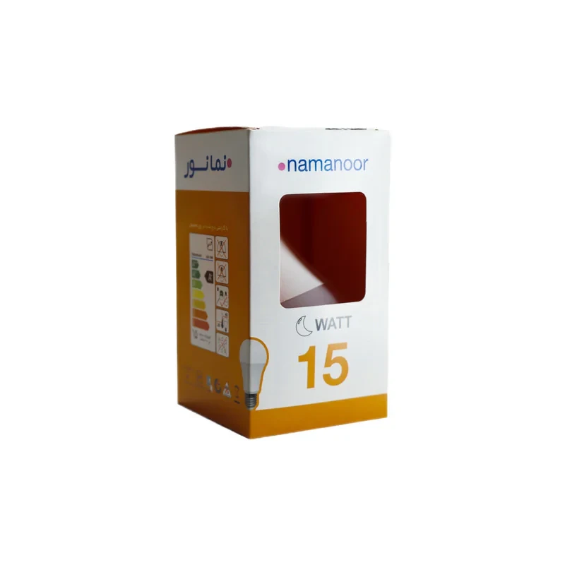 لامپ 15 وات نمانور مهتابی مدل LED پایه E27