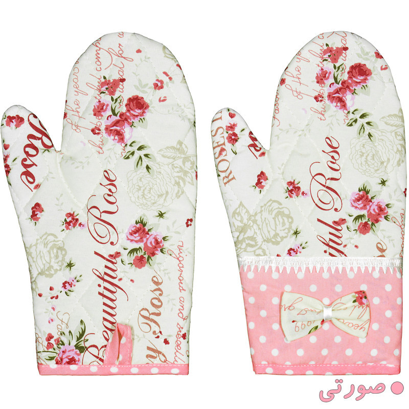 دستکش فر راولا کد P121 مجموعه 2 عددی