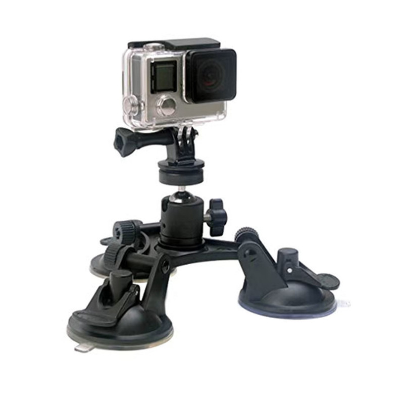 پایه نگهدارنده دوربین ورزشی مدل Triple Suction Cup