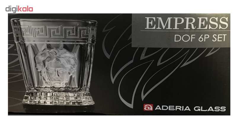 لیوان آدریا سری Empress مدل S-4250 بسته 6 عددی