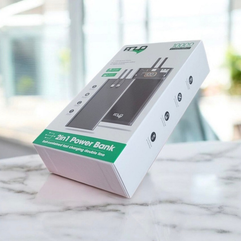 پاوربانک مدل 10000mah ظرفیت 10000 میلی آمپر ساعت