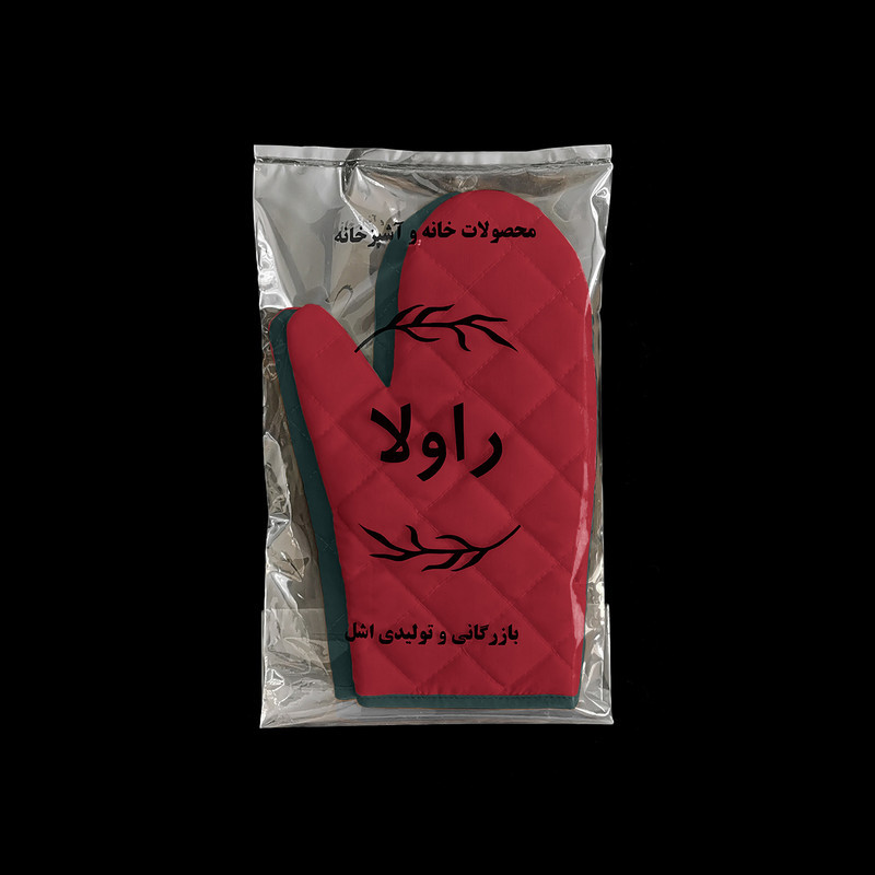 دستکش فر راولا کد N105 مجموعه 2 عددی