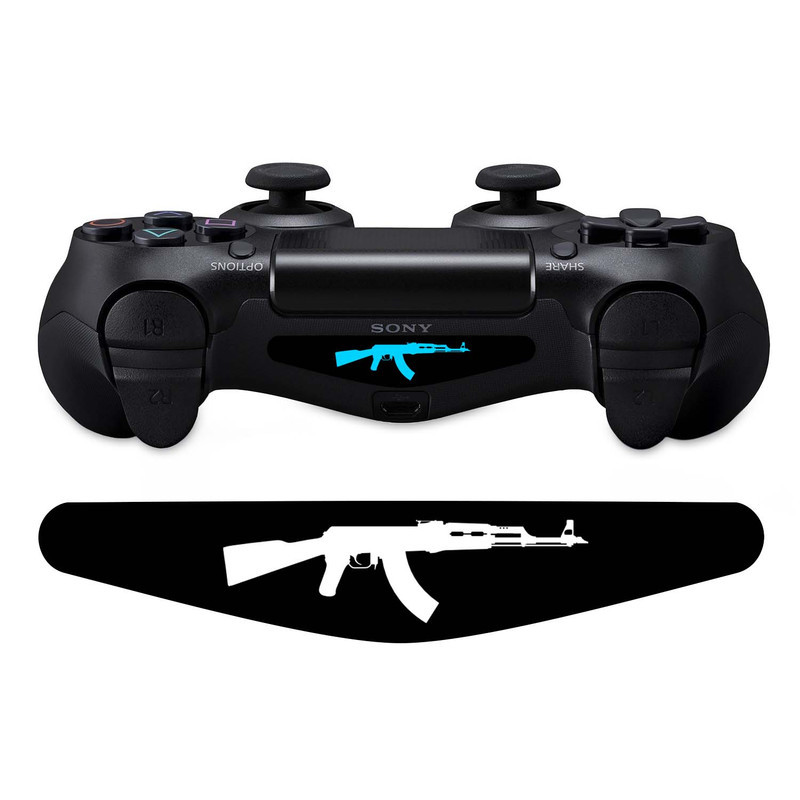 برچسب لایت بار دسته پلی استیشن 4 ونسونی طرح AK47