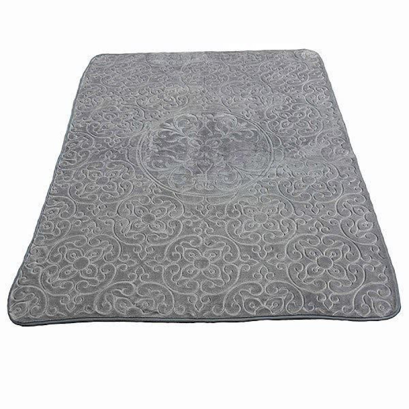 پتو گلبافت مدل گل برجسته سايز 160x220 سانتي متر