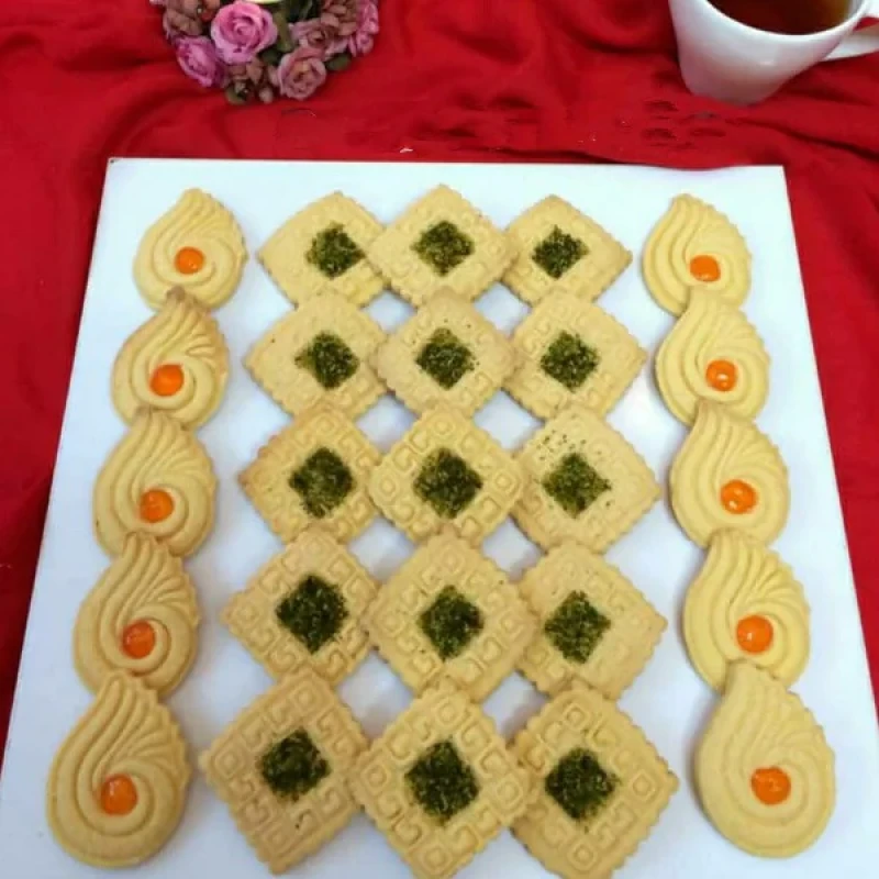 کاتر شیرینی پزی به گز مدل کتیبه مجموعه 2 عددی