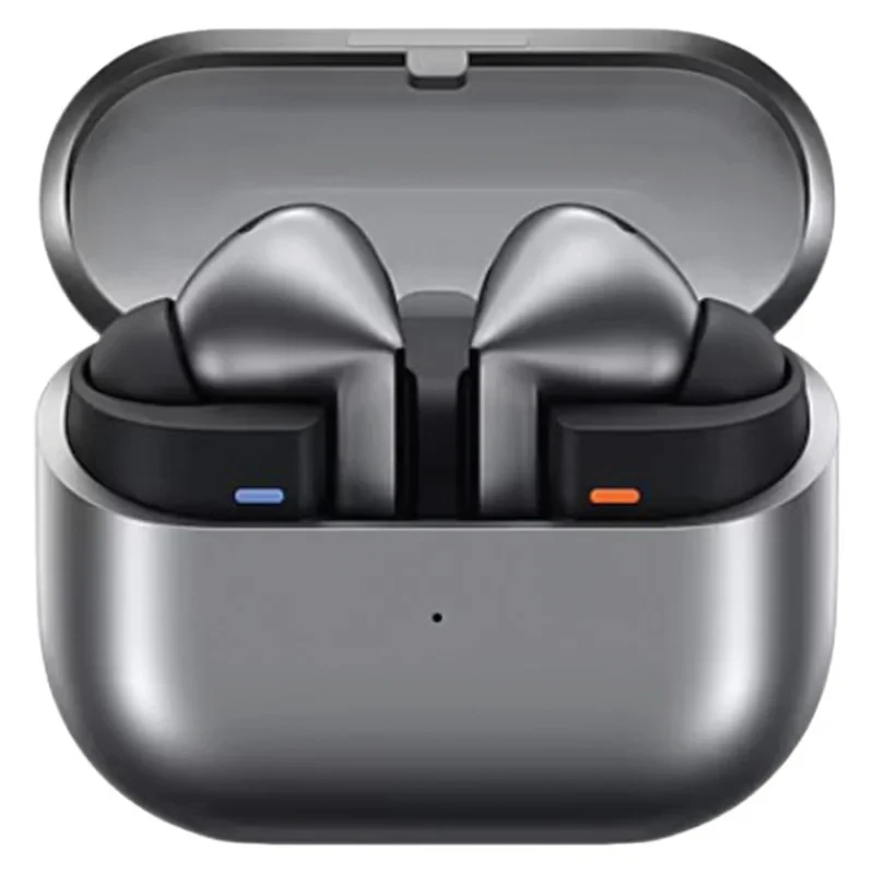 هدفون بلوتوثی سامسونگ مدل Galaxy Buds3 Pro دارای نویز کنسلینگ فعال (ANC)، درگاه شارژ USB Type-C، شارژ بی سیم، با قابلیت اتصال به چند دستگاه، پشتیبانی از فرمان لمسی، پشتیبانی از دستیار صوتی، مقاوم در برابر آب