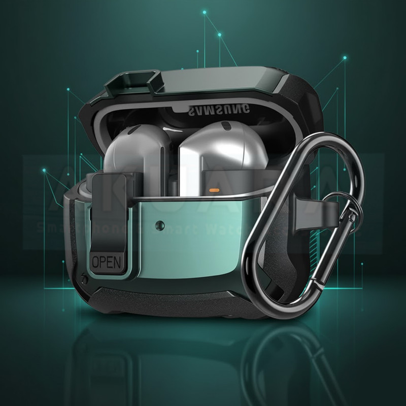 کاور آکوآرا مدل LockShell مناسب برای کیس سامسونگ Galaxy Buds 3 FE