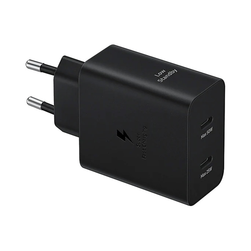 شارژر دیواری 50 وات سامسونگ مدل EP-T5020XBEGWW به همراه کابل USB-C
