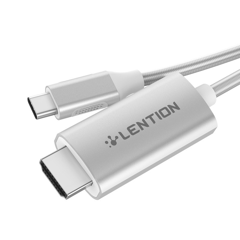 کابل تبدیل USB-C به HDMI لنشن مدل CU-707H NA 4K 60HZطول 1.8متر
