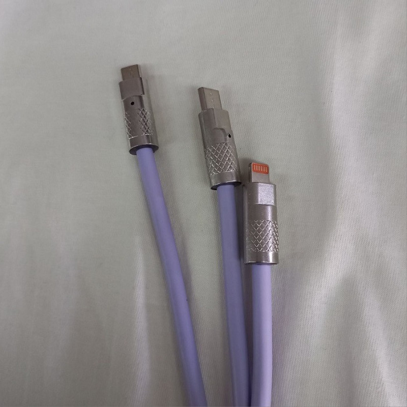 کابل تبدیل USB به micro USBلایتنینگUSB-C مدل A012025 طول 1.2 متر