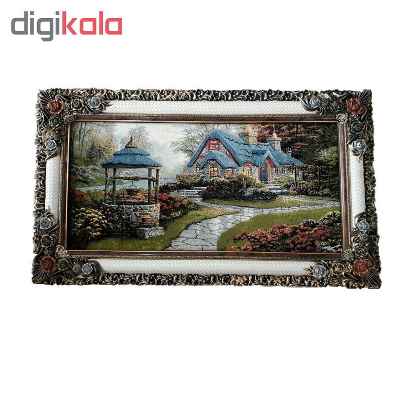 تابلو فرش ماشینی طرح منظره کد 06