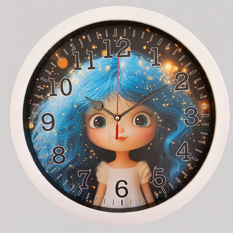 ساعت دیواری کودک مدل عروسک کد 4041002H