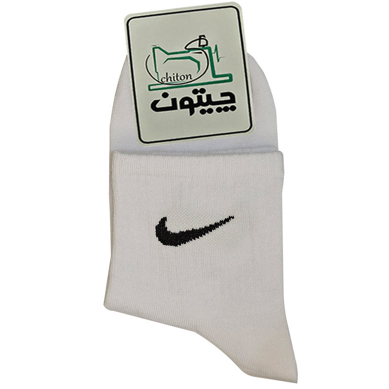 جوراب ورزشی ساق کوتاه زنانه مدل چیتون کمان نخی کد CH02 بسته 4 عددی