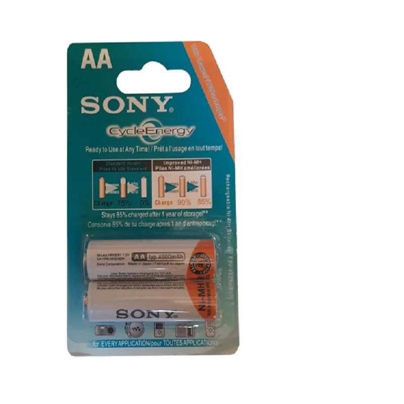 باتری قلمی قابل شارژ  مدل NH-AA HR1551 ظرفیت 4600 میلی آمپر ساعت بسته 2 عددی