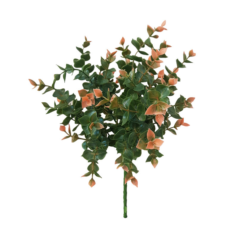 گل مصنوعی بوته شمشاد کد 120 پلاستیکی با ابعاد 27x27x36 سانتی متر و وزن 65 گرم