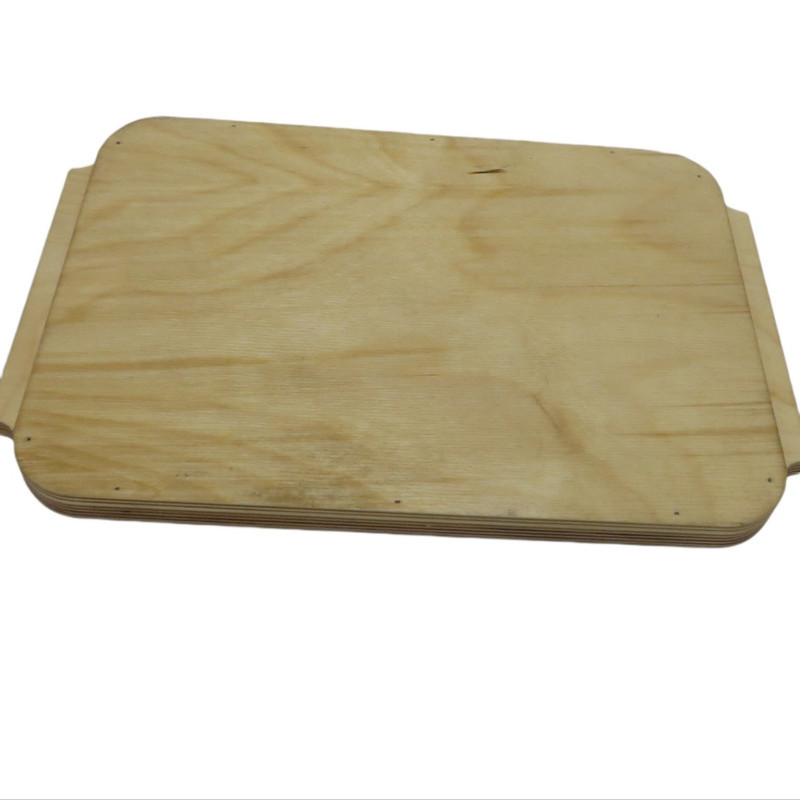 سینی دسته دار مدل چوبی طرح سه خانه کد MP21