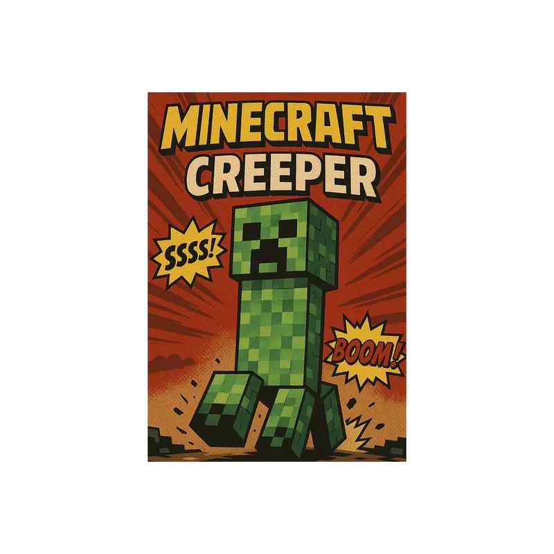 پوستر طرح بازی کامپیوتری ماینکرفت مدل Minecraft 11048