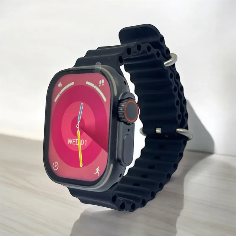 ساعت هوشمند 49 میلی متری میکروویر مدل W69-Watch Ultra بند سیلیکونی