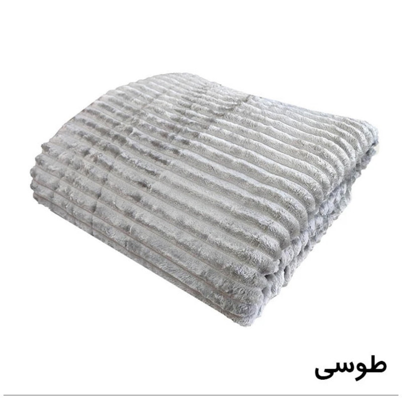 پتو مسافرتی شایسته مدل پلیسه کرکره ای سایز 160x205 سانتی متر