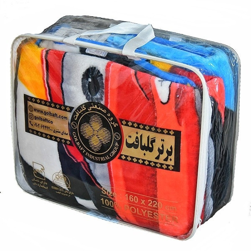 پتو گلبافت طرح‌ عروسكي سايز 160x220 سانتي متر