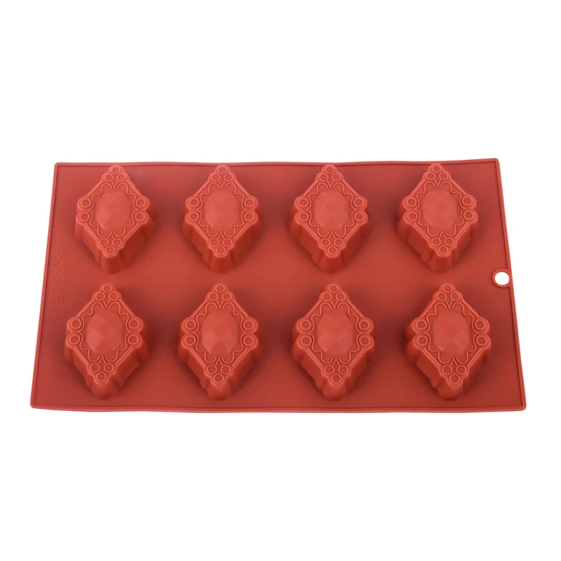 قالب دسر مدل لوزی طرحدار 8 خانه super mart
