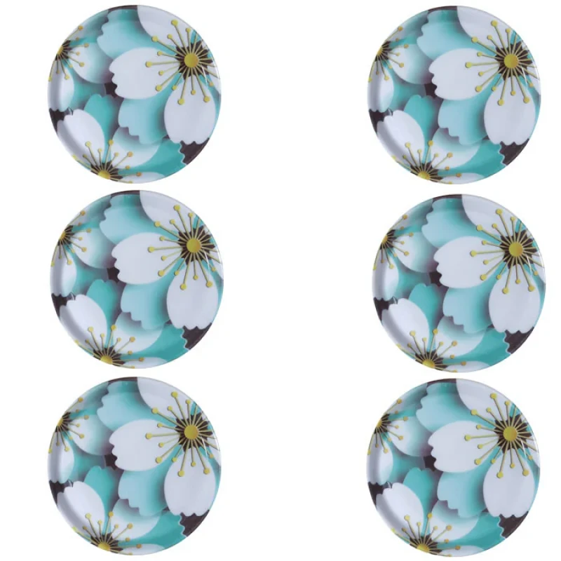 زیر لیوانی مدل Flower3 مجموعه 6 عددی