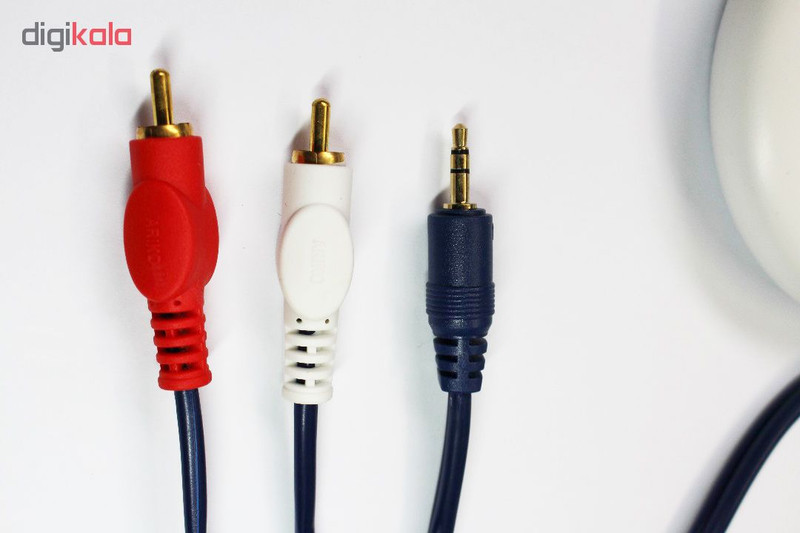 کابل تبدیل جک 3.5 میلی متری به RCA آریکو مدل DST-R102 طول 1.5 متر