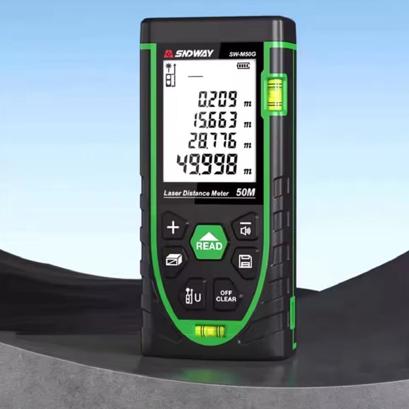 متر لیزری سندوی مدل SW-M50G برد 50 متر