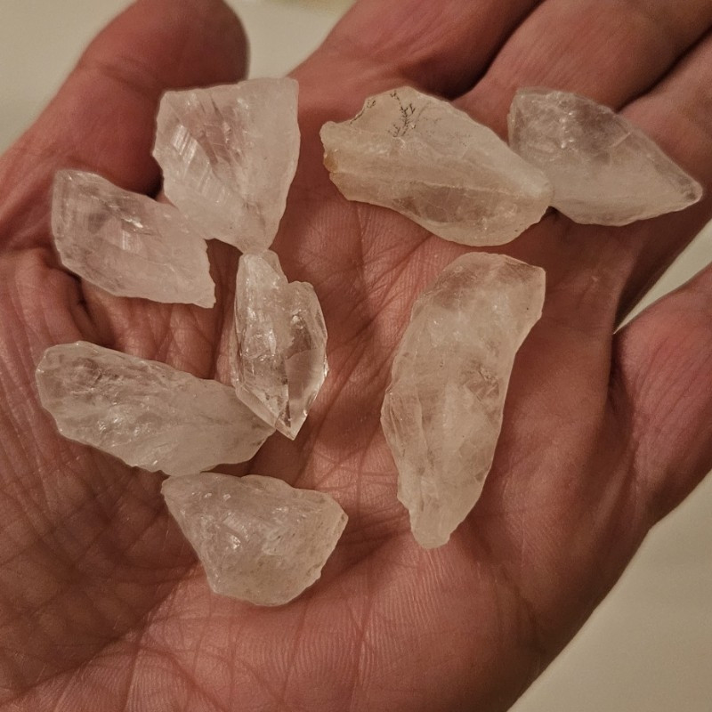 سنگ راف مدل کوارتز طرح بلور مجموعه ۸ عددی