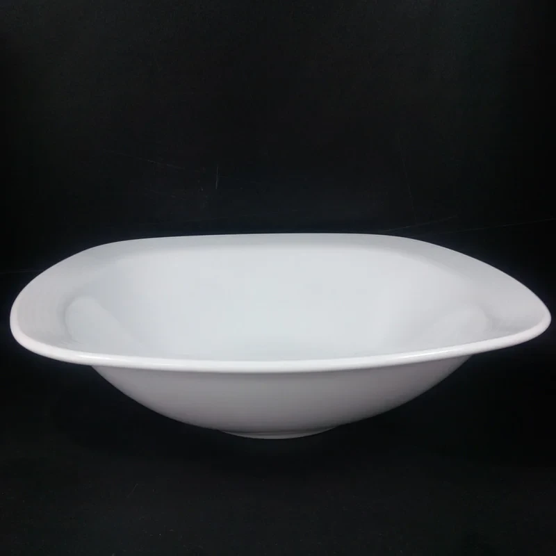 کاسه سالادخوری چینی زرین ایران مدل m01 بسته 2 عددی، مناسب شستشو در ماشین ظرفشویی