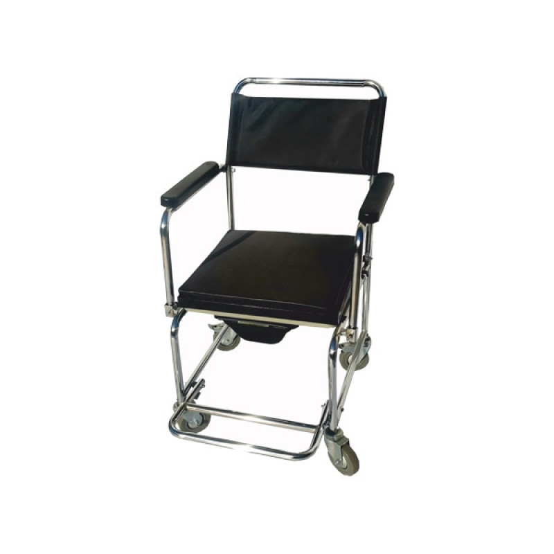 ویلچر موژان طب مدل صندلی چرخدار مخصوص حمام توالت MTC695-57