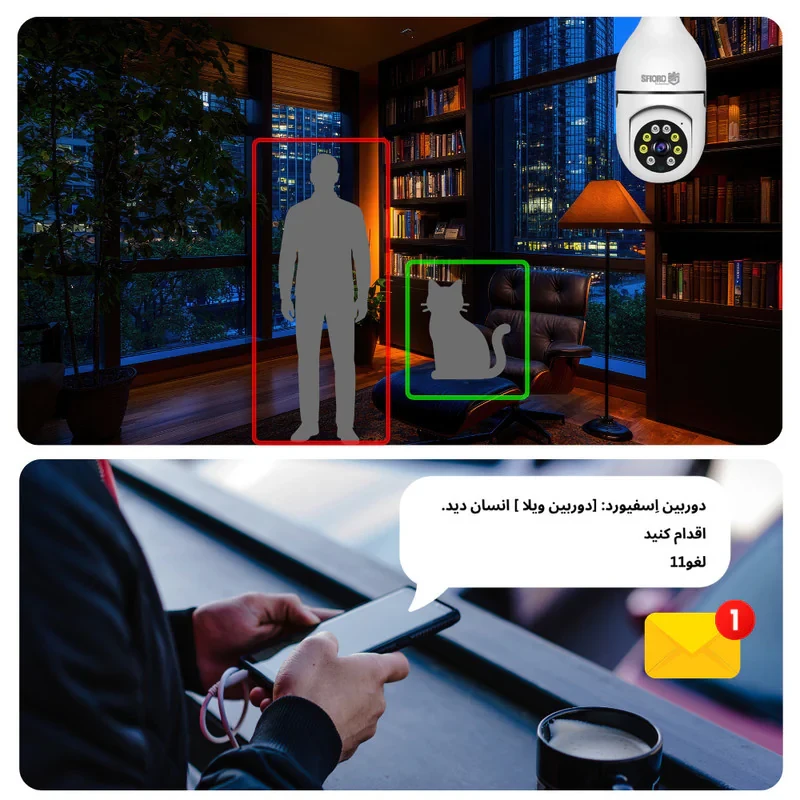 دوربین مداربسته تحت شبکه اسفیورد مدل Z338