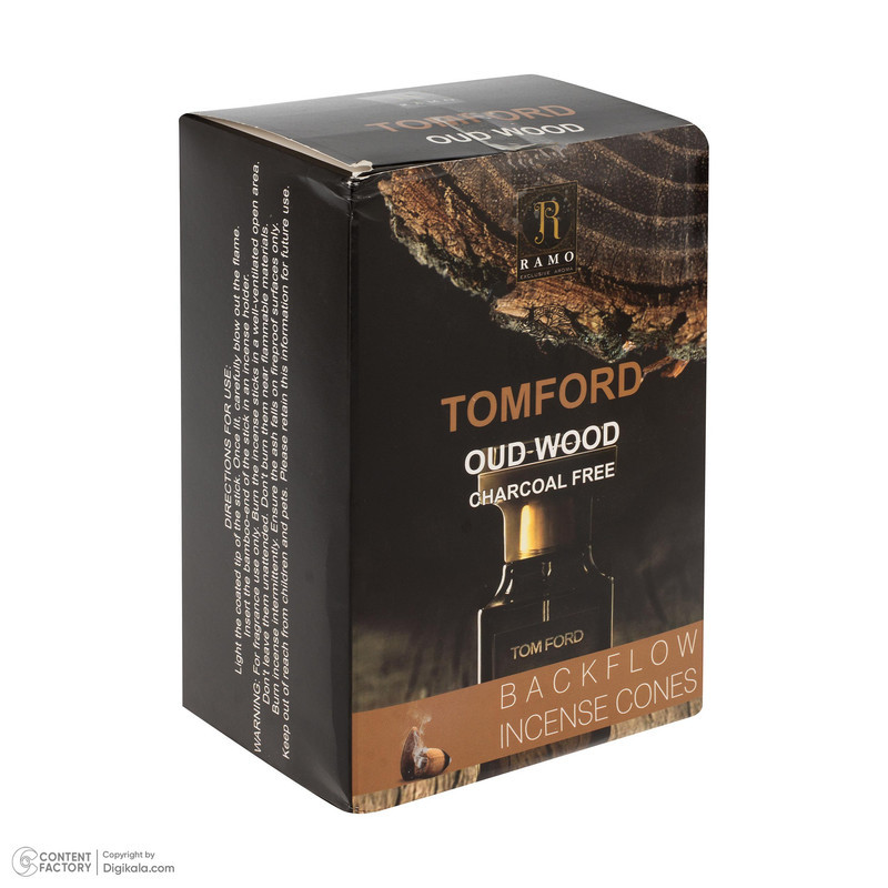 عود رامو مدل آبشاری رایحه ادکلن TOMFORD بسته 10 عددی