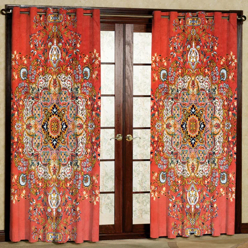 پرده مدل مخمل پانچی کد 6829 سایز 280x140 سانتی متر