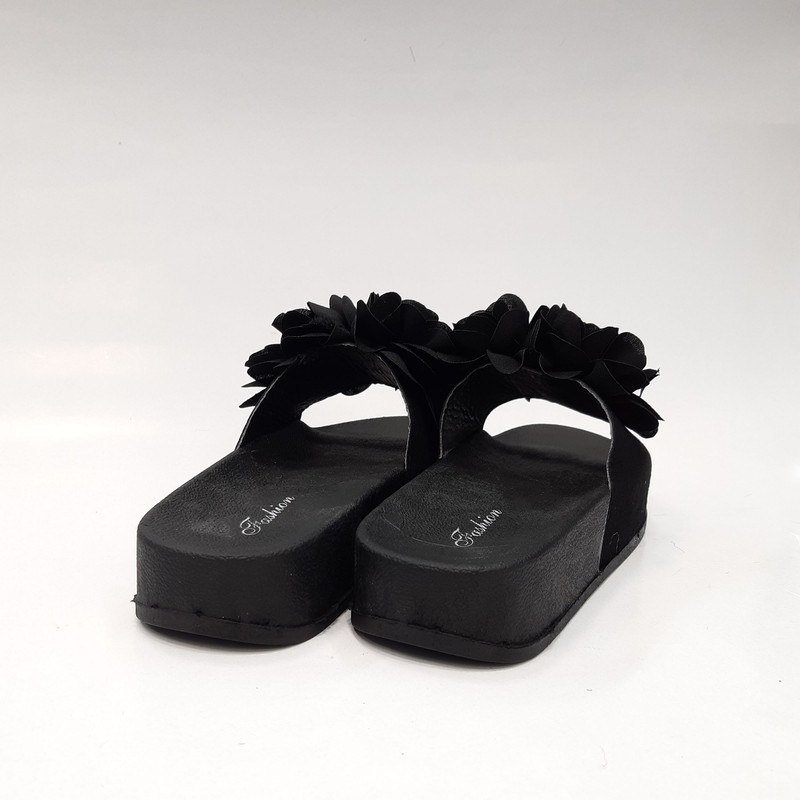 دمپایی زنانه نیکتا مدل L-030-Flower-Bl