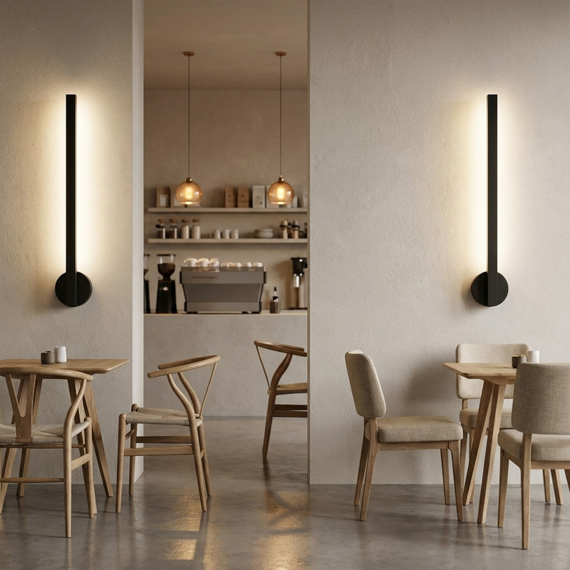 دیوار کوب مدل شمشیری کد E80