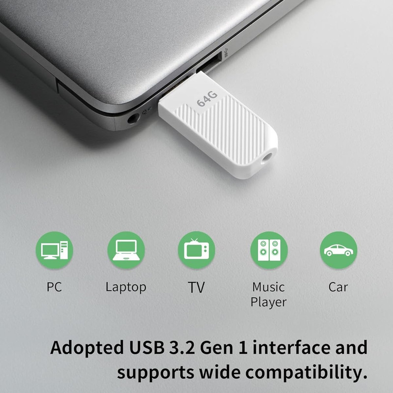 فلش مموری ایسر مدل UP300 ظرفیت 64 گیگابایت با رابط USB3.2 Gen1
