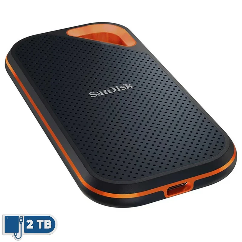 اس اس دی اکسترنال سن دیسک مدل Extreme PRO E81 ظرفیت 2 ترابایت رابط USB 3.2 Gen2