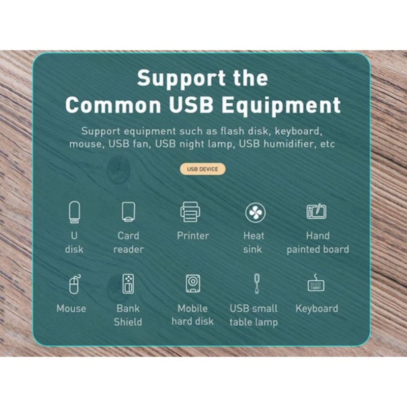 هاب 4 پورت USB باسئوس مدل Square Round