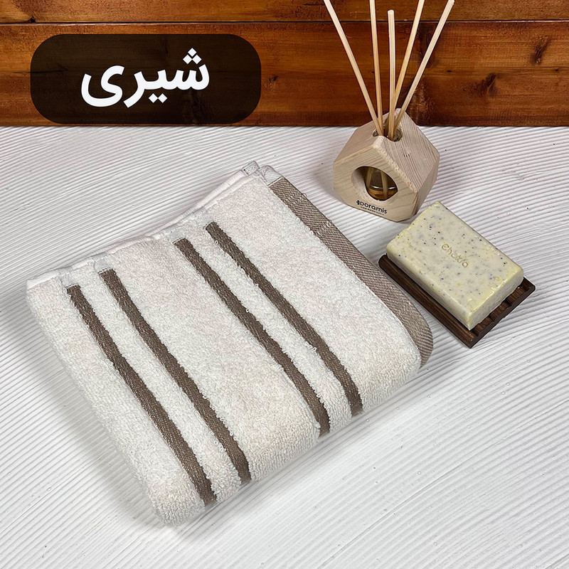 حوله دست و صورت مدل پارما سایز 80*40 سانتی متر