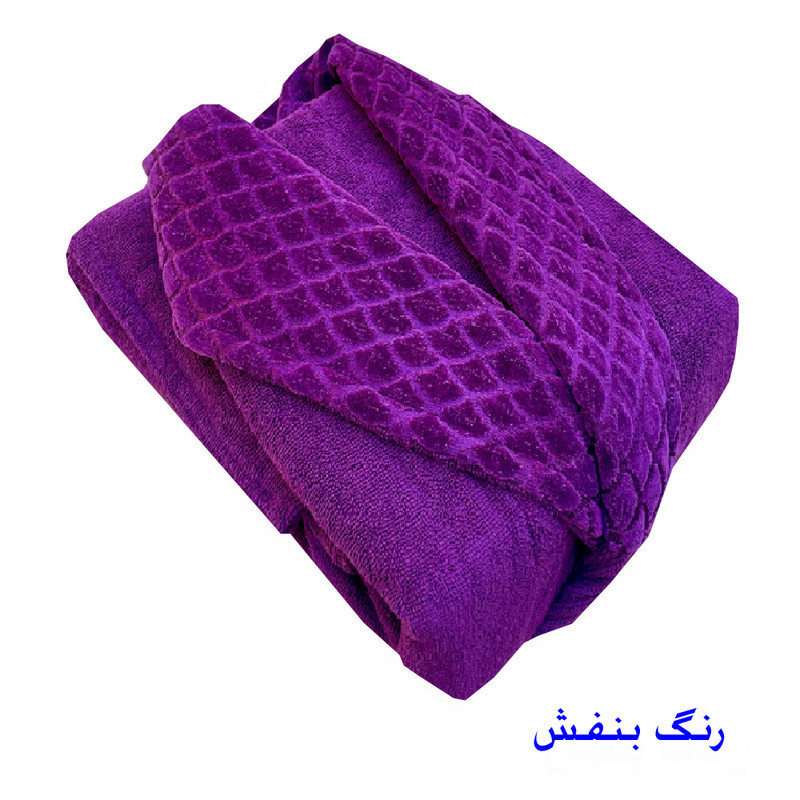 حوله پالتویی هنرمند مدل پولکی سایز 125 سانتی متر