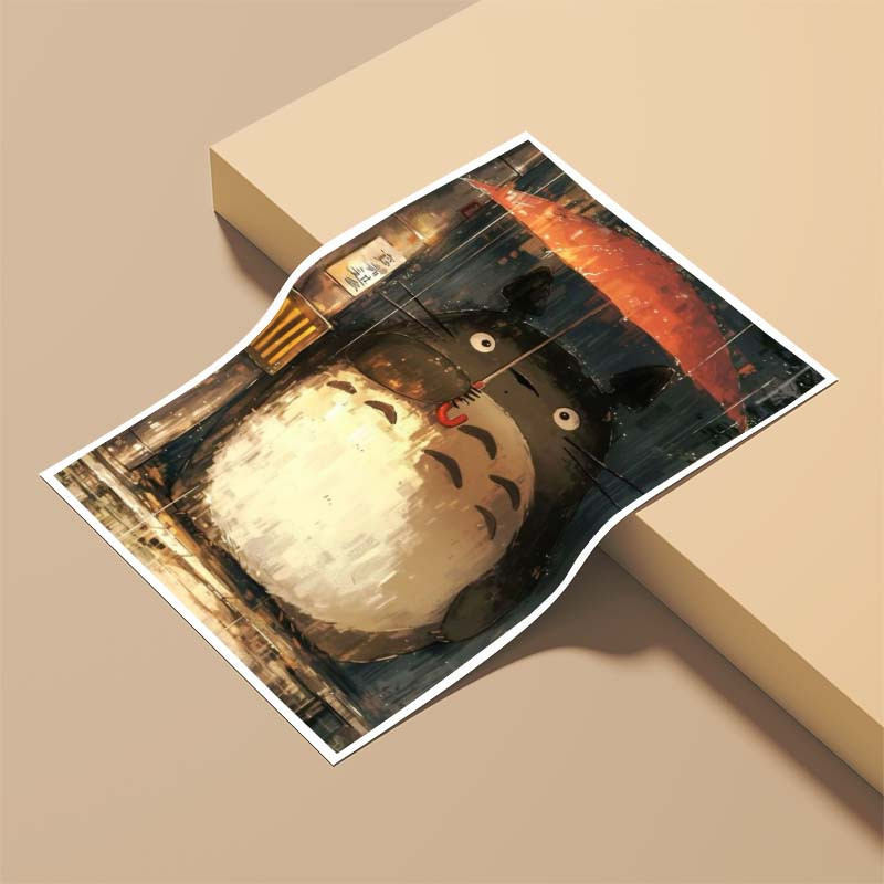 پوستر کارنيکا طرح همسایه من توتورو My Neighbor Totoro کد 58599 مجموعه 8 عددی