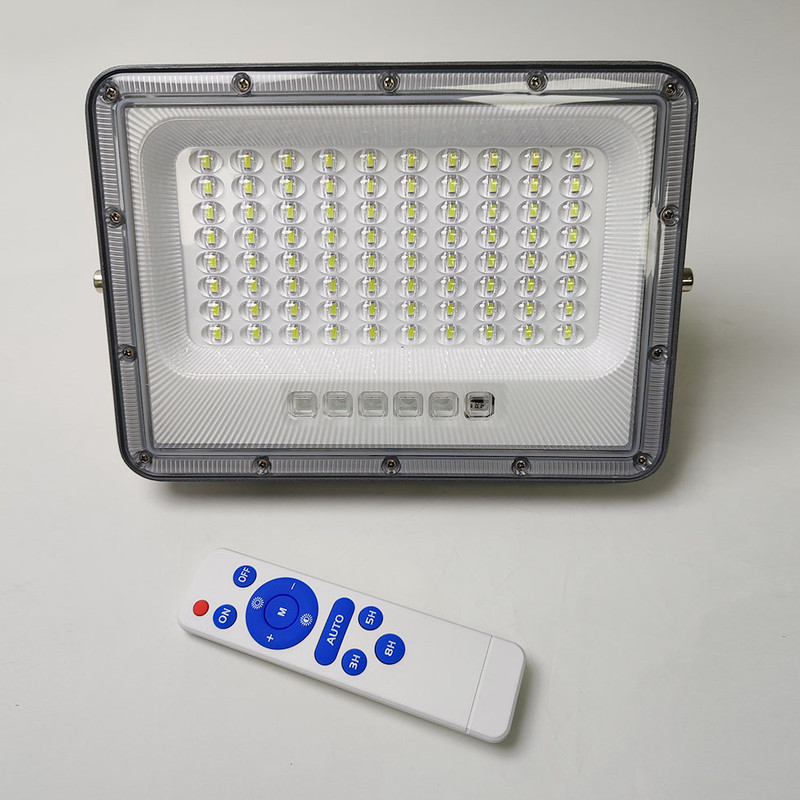 پروژکتور خورشیدی 100 وات مدل 100W کد 801 به همراه پنل خورشیدی